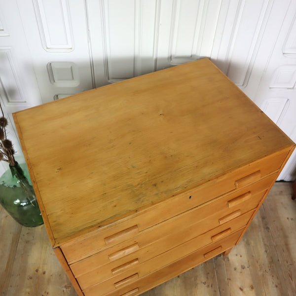 vintage_esavian_school_drawers_plan_chest_beech