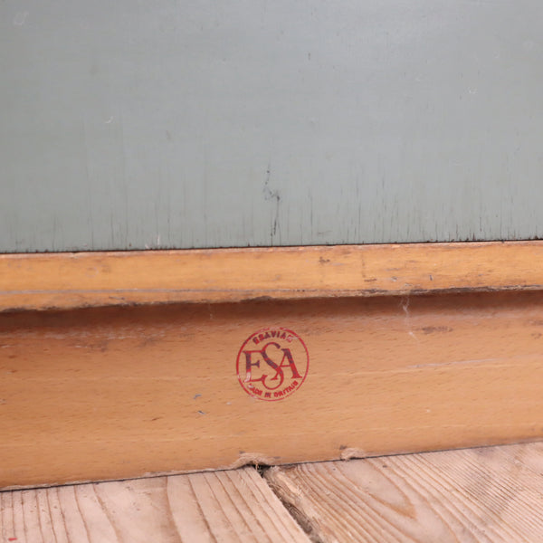 Vintage Esavian School Wooden Lockers Record Storage 2109f