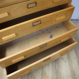 vintage_esavian_tall_school_drawers_plan_chest_art_storage