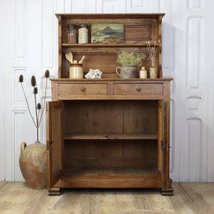 Antique Rustic Oak French Dresser Kitchen Cupboard 1603j – Mustard Vintage Antique Rustic Oak French Dresser Kitchen Cupboard 1603j – Mustard Vintage