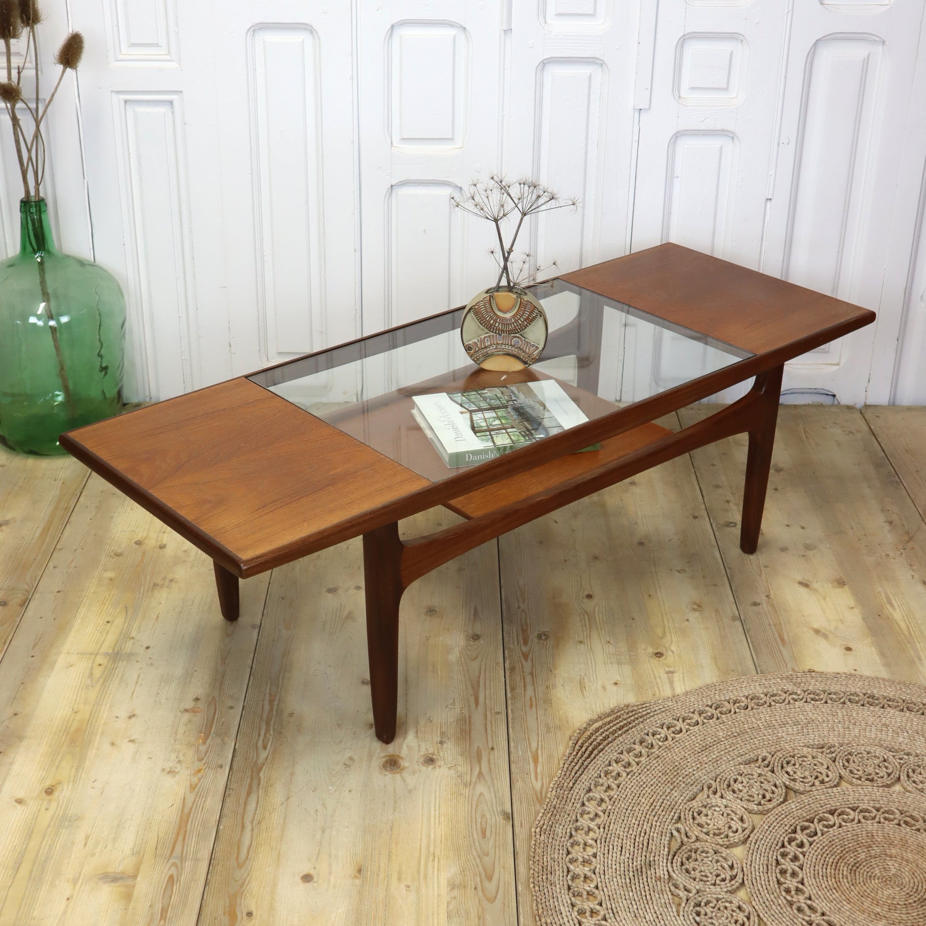 Vintage G Plan Fresco Teak Glazed Coffee Table 2504d – Mustard Vintage