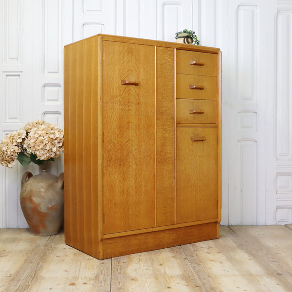 vintage_g_plan_oak_brandon_compact_wardrobe_tallboy