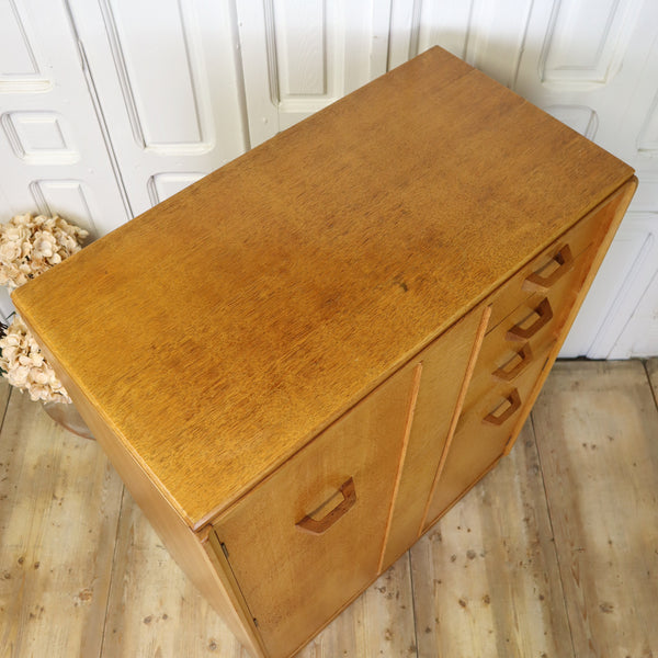 vintage_g_plan_oak_brandon_compact_wardrobe_tallboy