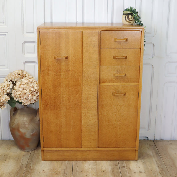 vintage_g_plan_oak_brandon_compact_wardrobe_tallboy