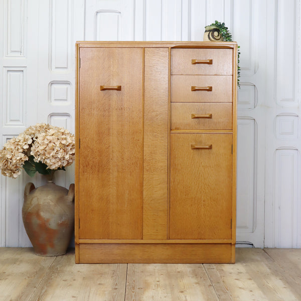 vintage_g_plan_oak_brandon_compact_wardrobe_tallboy