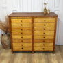 Vintage Shop Haberdashery Chest of Drawers 0509g