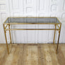 vintage_hollywood_regency_gold_glass_console_table