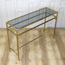 vintage_hollywood_regency_gold_glass_console_table
