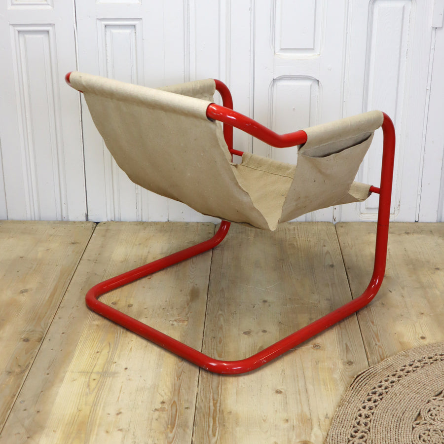 vintage_ikea_tomas_jelinek_1970s_1980s_tubular_red_cantilver_chair