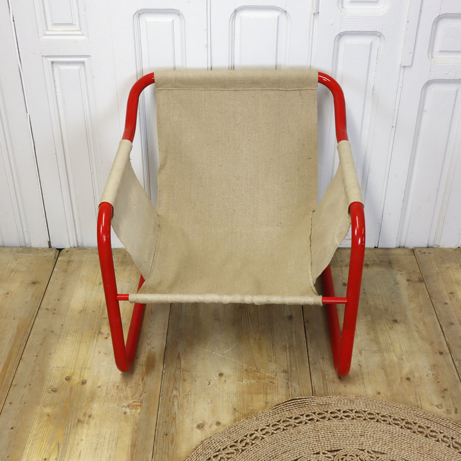 vintage_ikea_tomas_jelinek_1970s_1980s_tubular_red_cantilver_chair
