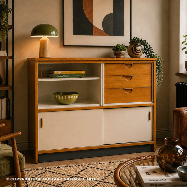 Mid Century Trimma Frank Guille Kitchen Cabinet 2205g