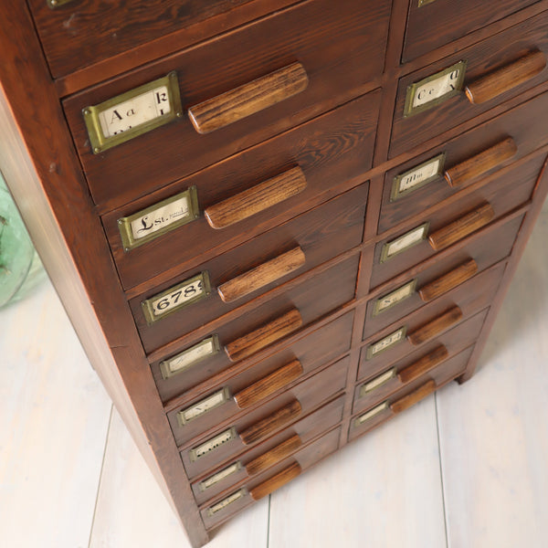 vintage_large_apothecary_pitch_pine_bank_of_drawers_architect