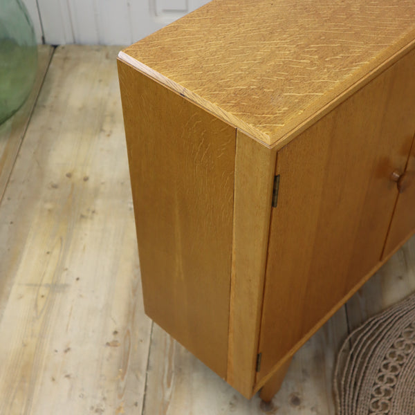 vintage_meredew_oak_display_cabinet_sideboard
