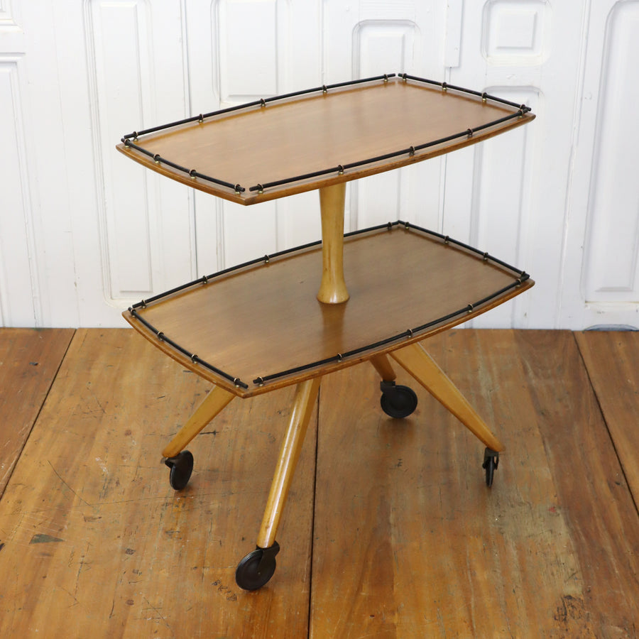 Mid Century Drinks Trolley Cart 1810k