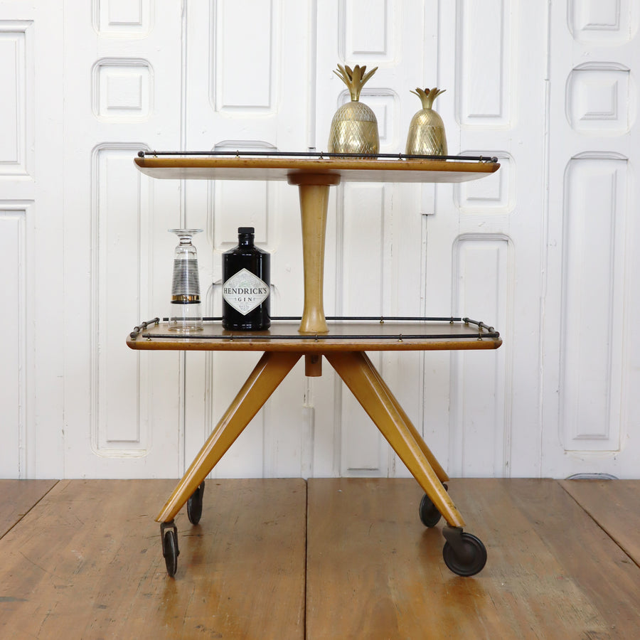 Mid Century Drinks Trolley Cart 1810k