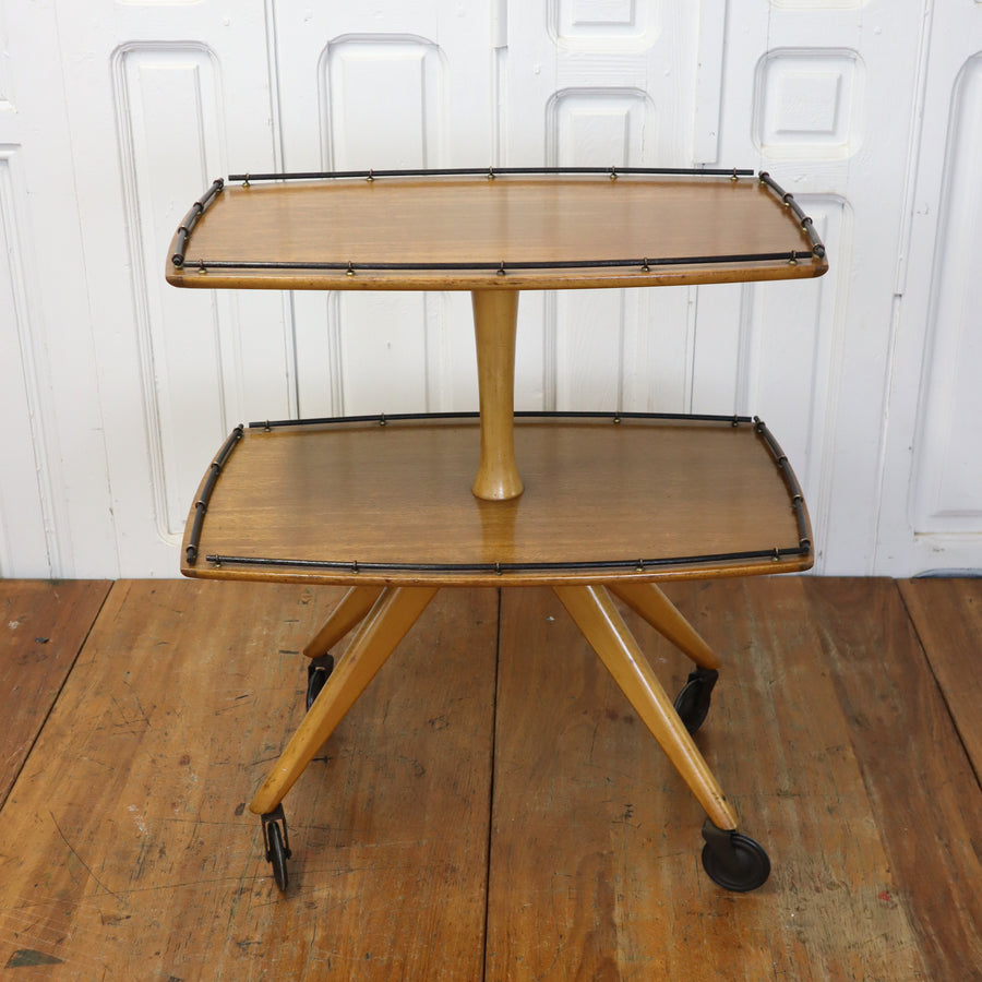 Mid Century Drinks Trolley Cart 1810k