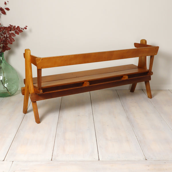 vintage_mid_century_church_pew_bench_seating