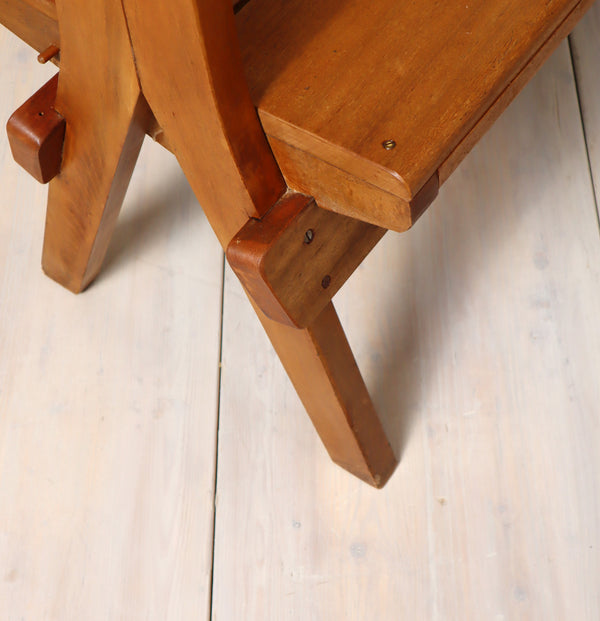vintage_mid_century_church_pew_bench_seating