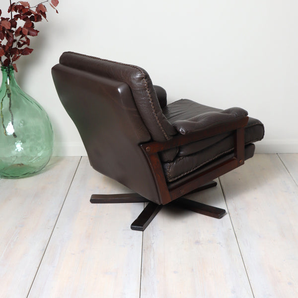 vintage_mid_century_danish_brown_leather_armchair