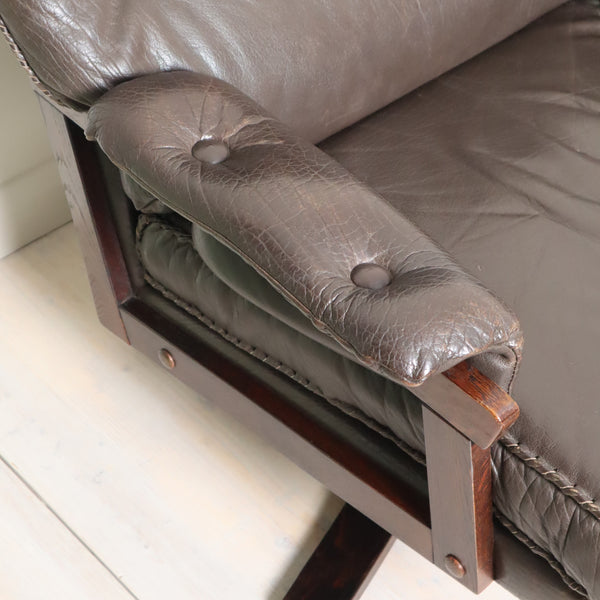 vintage_mid_century_danish_brown_leather_armchair