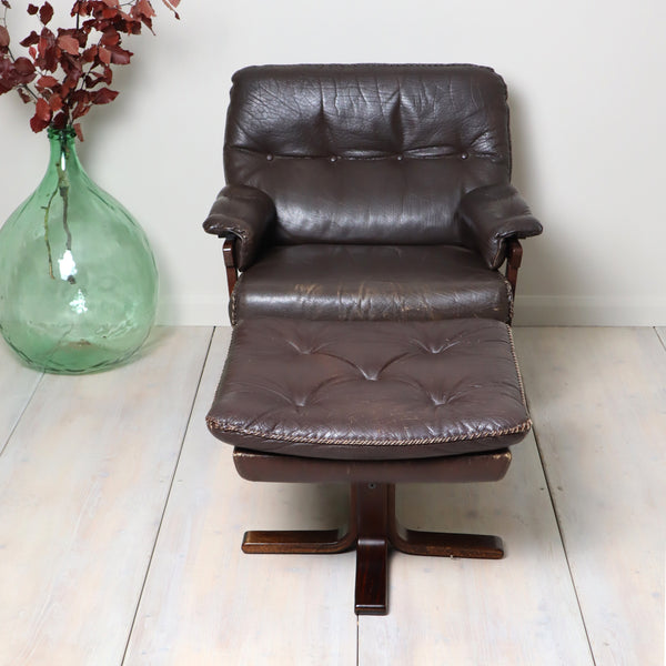vintage_mid_century_danish_brown_leather_armchair