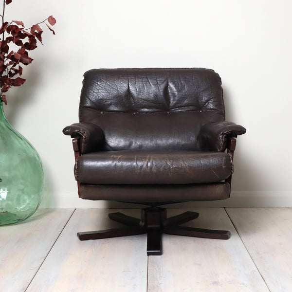 vintage_mid_century_danish_brown_leather_armchair