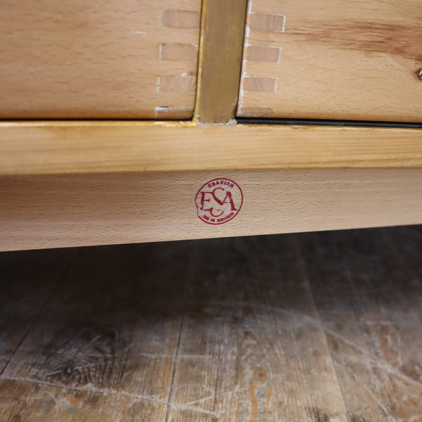 Mid Century Esavian James Leonard School Drawers - 1305e