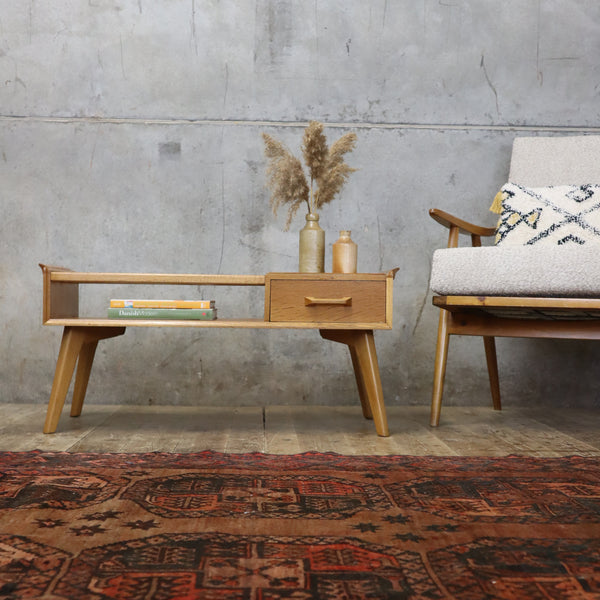 Rare Mid Century G Plan Oak Brandon Cocktail Coffee Table – 0110g