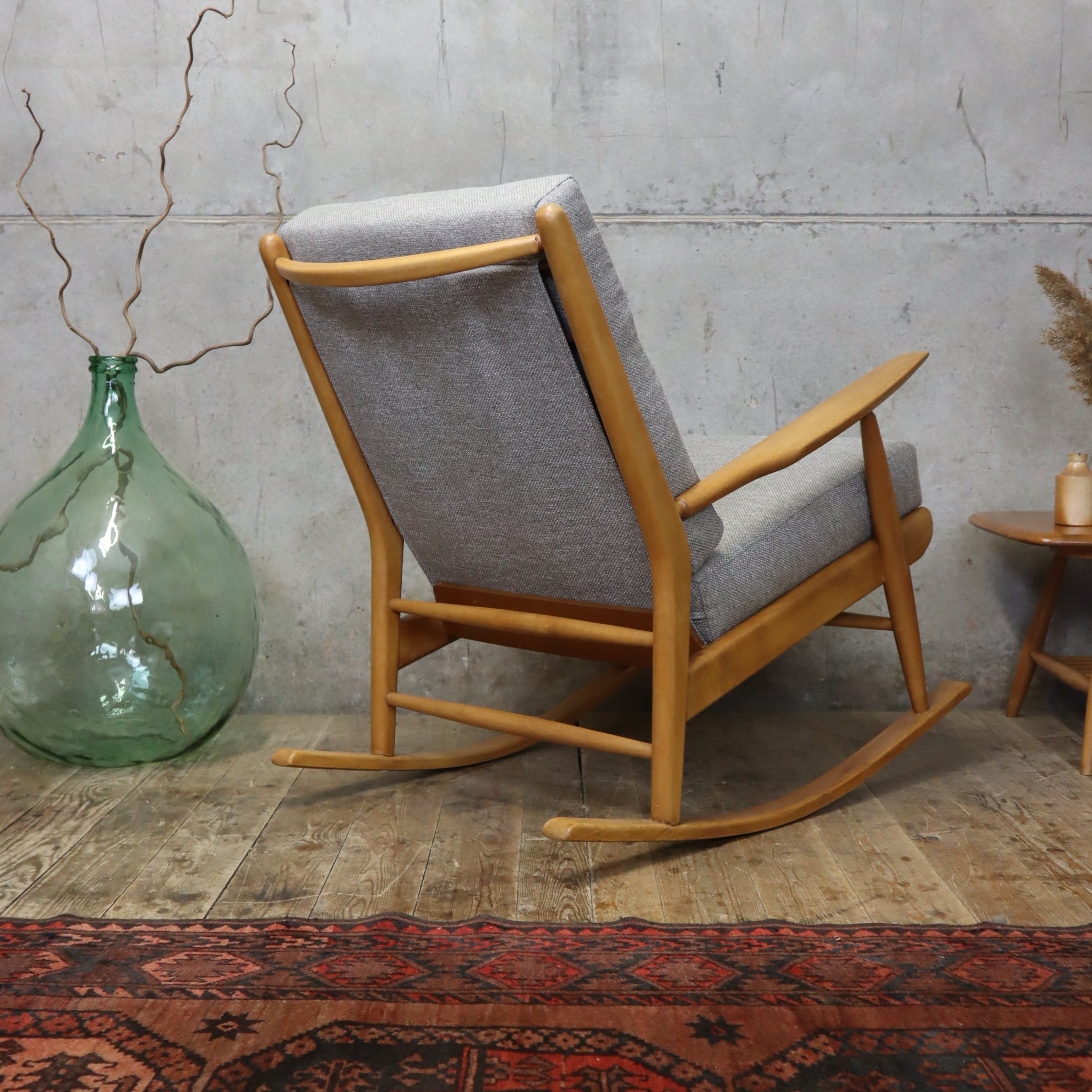 Mid Century Scandart Elm Rocking Nursing Armchair - 1202c – Mustard Vintage