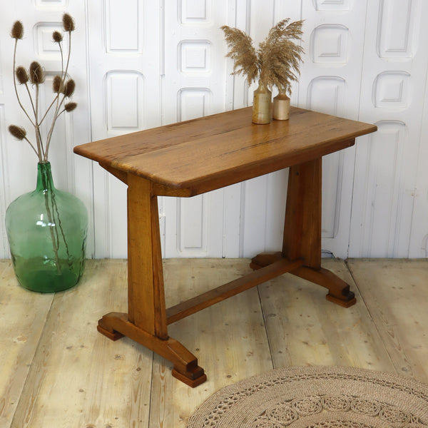 vintage_oak_art_deco_rustic_desk_side_table