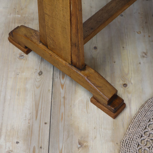 vintage_oak_art_deco_rustic_desk_side_table