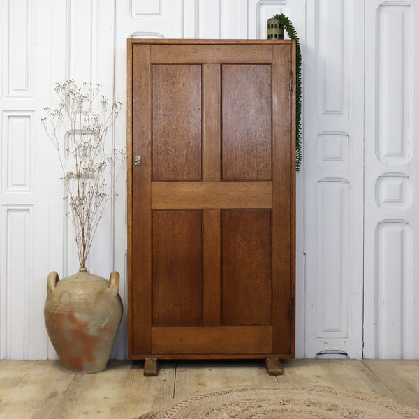 vintage_oak_arts_&_crafts_bookcase_shelves_travelling