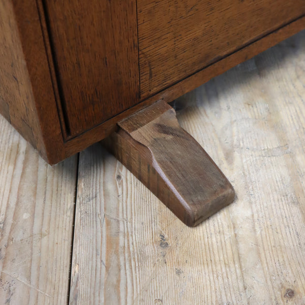 vintage_oak_arts_&_crafts_bookcase_shelves_travelling