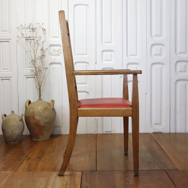 vintage_oak_arts_&_crafts_carver_chair