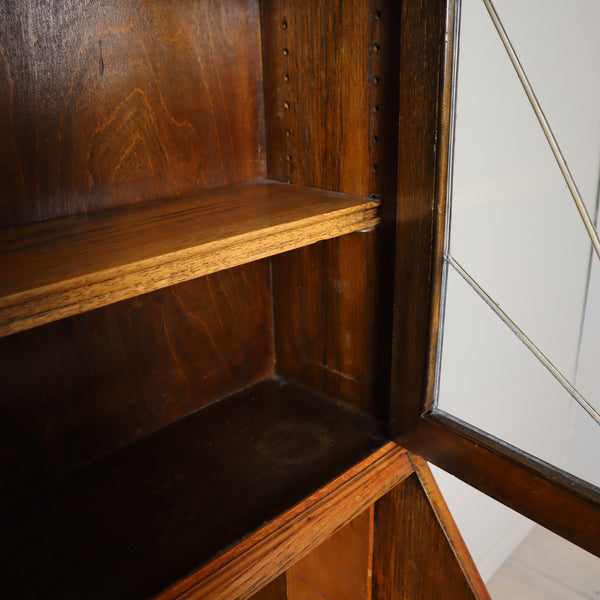 vintage_oak_bureau_bookcase_art_deco
