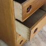 Vintage Oak Rustic Chest of Drawers Tallboy 2205d