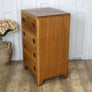 Vintage Oak Rustic Chest of Drawers Tallboy 2205d