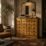 vintage_oak_french_apothecary_drawers_cabinet