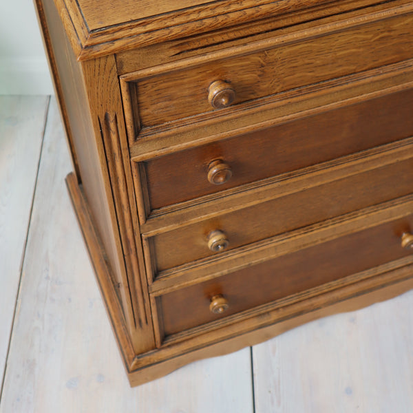 vintage_oak_rustic_chest_of_drawers