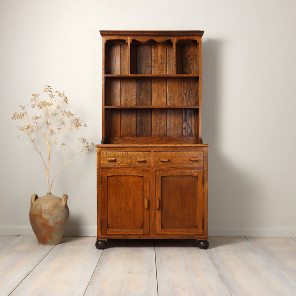 vintage_oak_rustic_kitchen_dresser