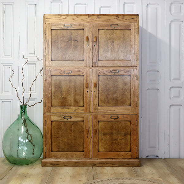 vintage_oak_rustic_wooden_school_lockers