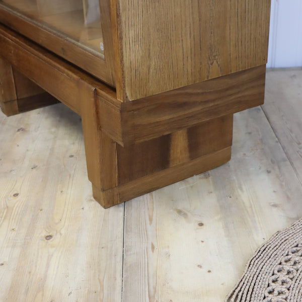 vintage_oak_staverton_glazed_bookcase_haberdashery_cabinet_kitchen_drinks