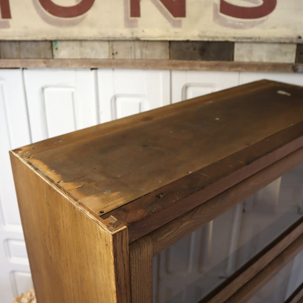 vintage_oak_staverton_glazed_bookcase_haberdashery_cabinet_kitchen_drinks
