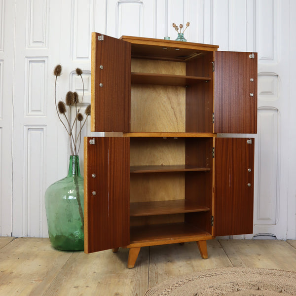 vintage_oak_tall_cupboard_mid_century
