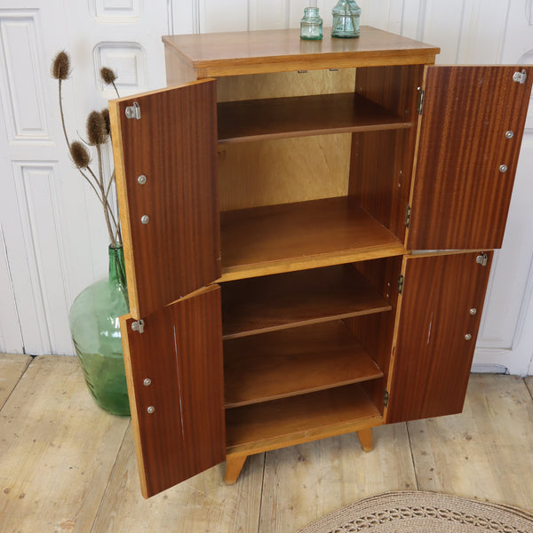 vintage_oak_tall_cupboard_mid_century