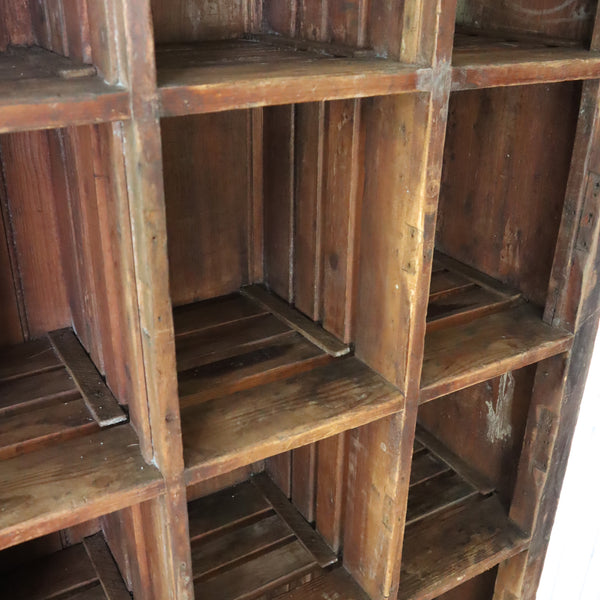 vintage_pine_pigeon_holes_display_florists_shop_vinyl_storage