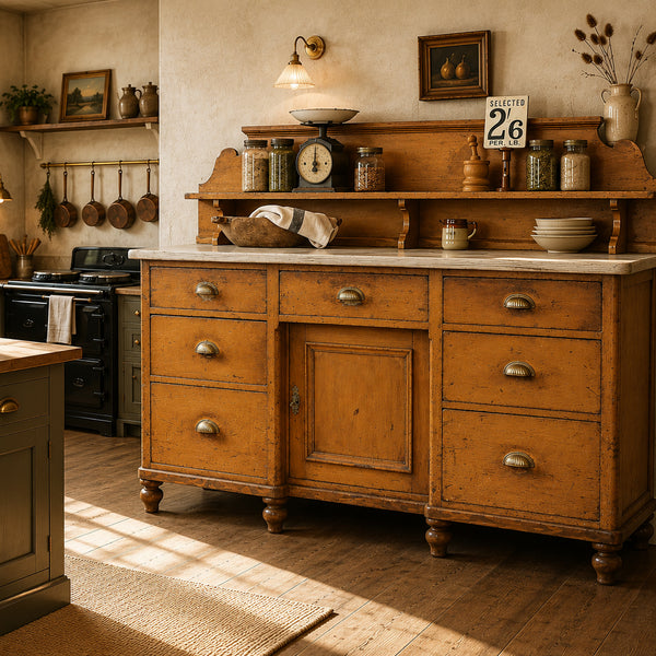 vintage_pine_rustic_antique_dresser_sideboard_kitchen.1