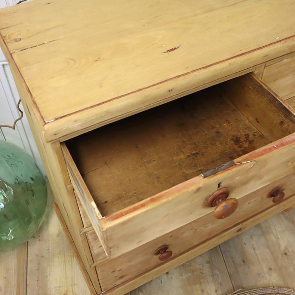 vintage_pine_rustic_chest_of_drawers_country_home