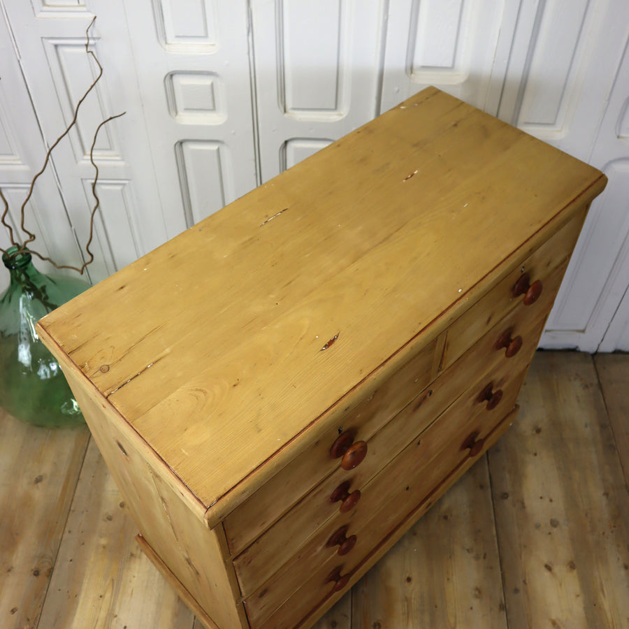 vintage_pine_rustic_chest_of_drawers_country_home