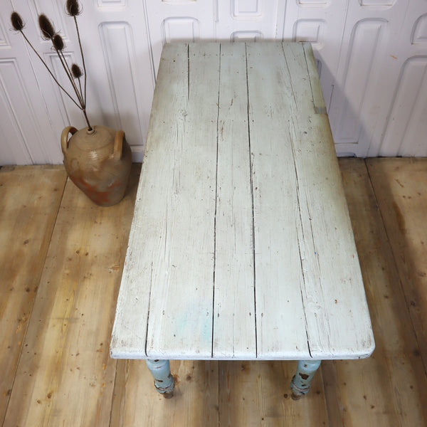 vintage_pine_rustic_country_painted_kitchen_table